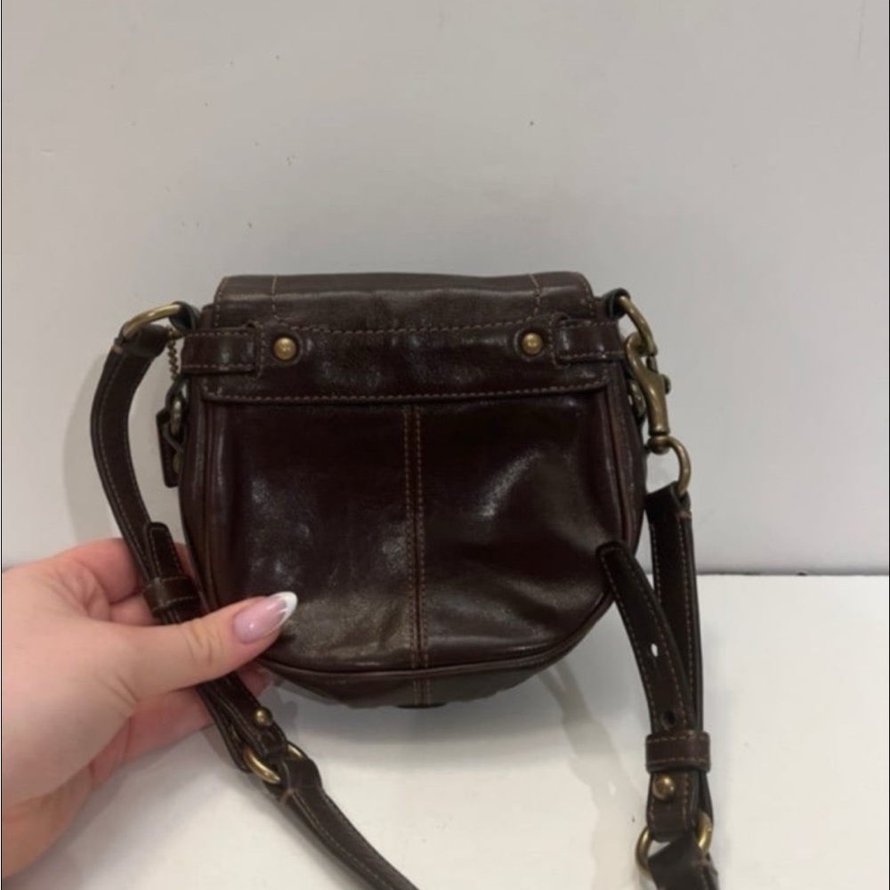 Vintage Coach Small Saddle Leather Crossbody Bag Brown Leather 6x6 in
Multi - Picture 5 of 12